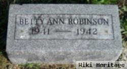 Betty Ann Robinson