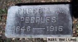 Pherbia Ann Ward Peeples