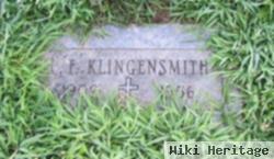 L F Klingensmith