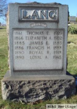 Thomas E. Lang