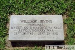 Sgt William Irvine