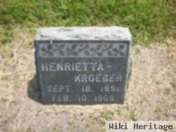 Henrietta "etta" Kroeger