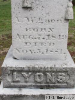 Alfred W. "a.w." Lyons