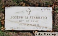 Joseph M Stabilito