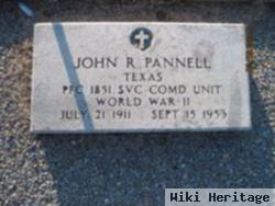 John R Pannell