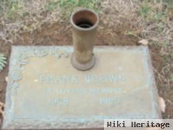 Frank D "frankie" Brown