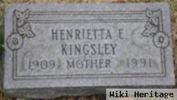 Henrietta Edith "nettie" Harper Kingsley