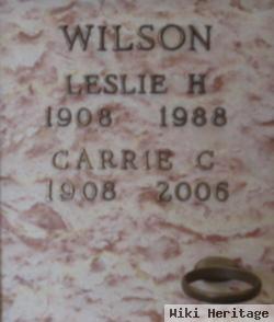 Leslie H Wilson