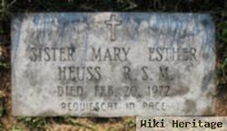 Sr Mary Esther Heuss