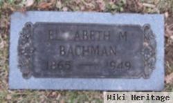 Elizabeth M. Frantz Bachman