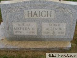 Matilda M Haigh