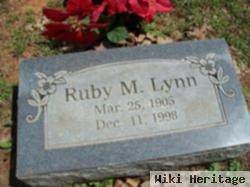 Ruby M. Lynn