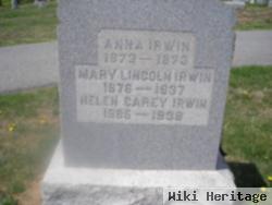 Mary Lincoln Irwin