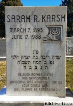 Sarah Ruchel Suson Karsh