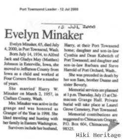 Evelyn Marie Johnson Minaker