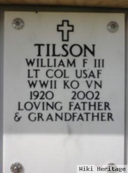 William Francis Tilson, Iii