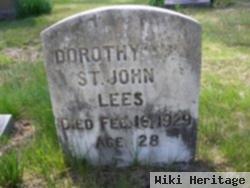 Dorothy St. John Lees