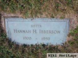 Hannah H Ibberson