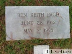 Benjamin Keith "ben" Page