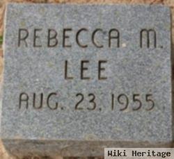 Rebecca M. Lee