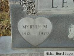 Myrtle M Lewis