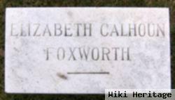 Elizabeth May "lizzie" Calhoun Foxworth