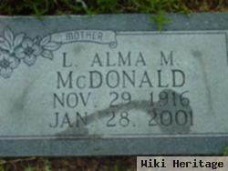 Elizabeth Alma "lizzie" Moseley Mcdonald