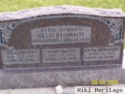 Ella Harriet Cottle Satterthwaite