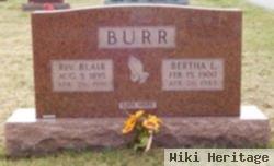 Bertha L. Black Burr