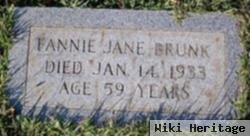 Fannie Jane Brunk