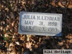 Julia H Lehman