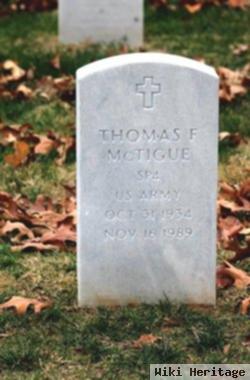 Thomas F Mctigue