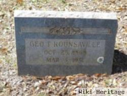 George T Rounsaville