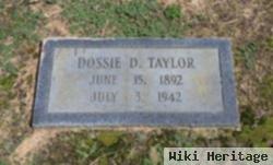 Dorsey D. "dossie" Taylor