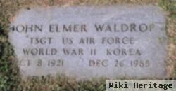 Sgt John Elmer Waldrop