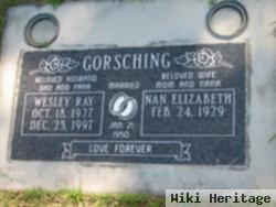 Nan Elizabeth Gorsching