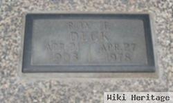 Roy F. Deck