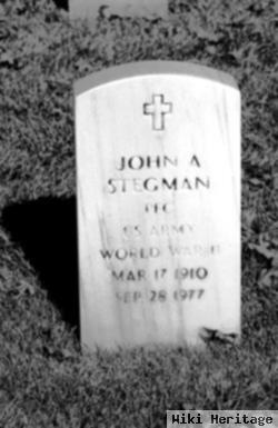 John A Stegman