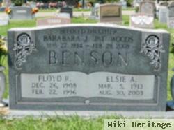 Elsie A Benson