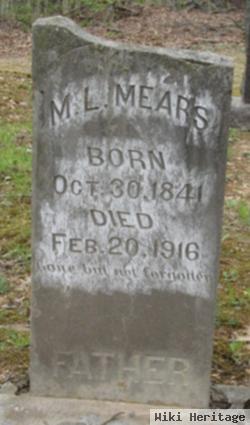 Marquis Lafayette "mark" Mears