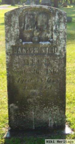 Ransom Hulin