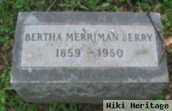 Bertha Ellen Merriman Berry