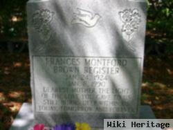 Frances Montford Register