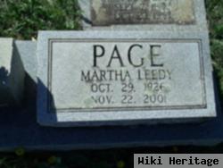 Martha Isabell Leedy Page