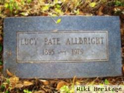 Lucinda Ann "lucy" Pate Allbright