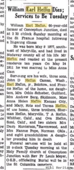 William Earl Heflin