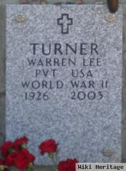 Warren Lee Turner