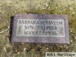 Barbara Helen Taylor