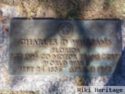 Sgt Charles D Williams