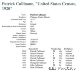 Patrick Cullinane, Sr